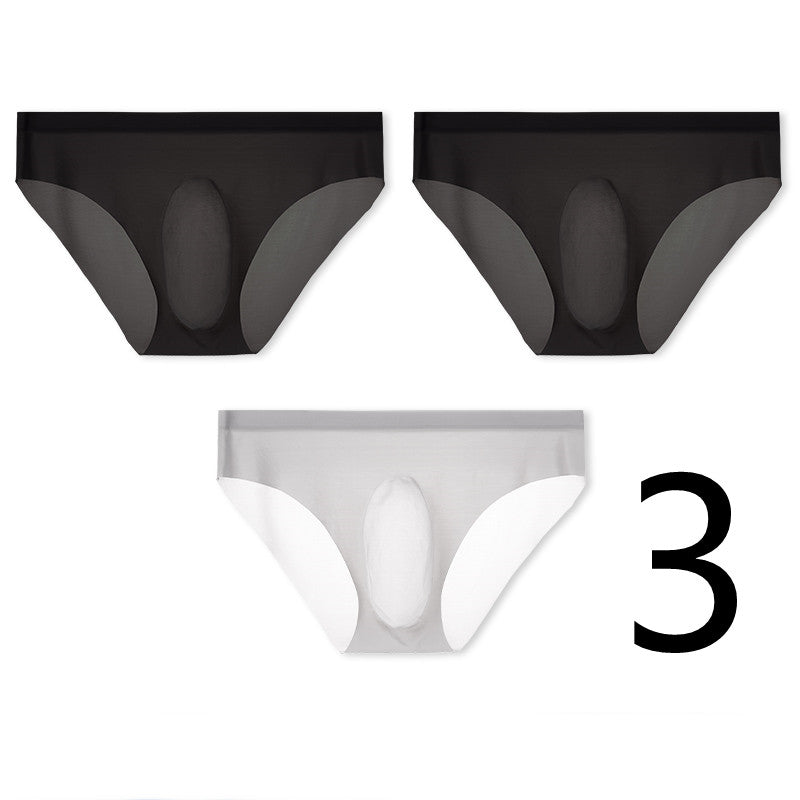 Men's Underwear Ice Silk Briefs