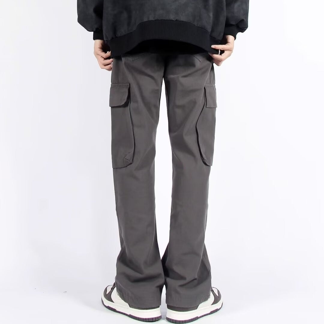 Straight-leg Floor-length Pants Trendy Brand Fashion Casual