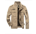 Men's Jacket Military Cargo Plus-size Casual Coat