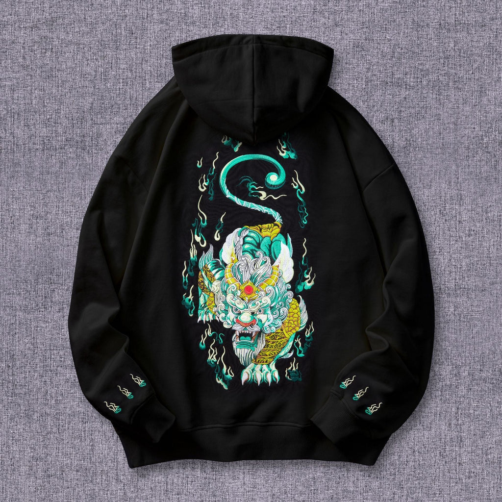 Men's Casual Heavy Embroidered Hoodie
