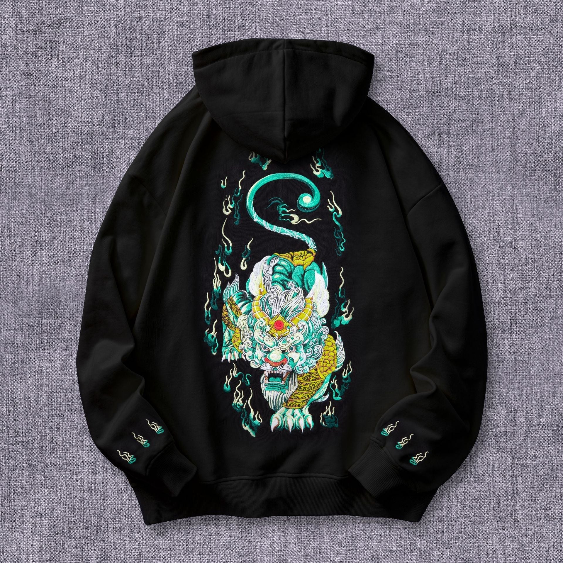 Men's Casual Heavy Embroidered Hoodie