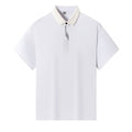 Men's High-end Casual Comfortable Solid Color Short-sleeved Top