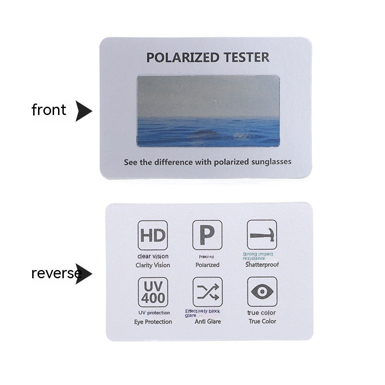 Polarized Test Card Sunglasses Accessories
