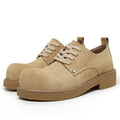 Casual Platform Height-increasing Martain Boots Big Head Derby Shoes British Style