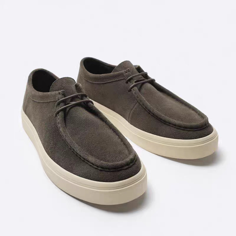 British Style Fashion Men's Breathable Shoes Casual Work Shoes