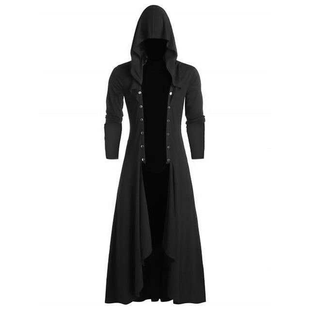 Windbreaker Men's Retro Long Coat Men's Steampunk Gothic Style