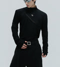 Niche Turtleneck Deconstructed Bottoming Shirt