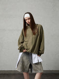 Minimalist Contrast Color Hooded Sun Protection Clothing