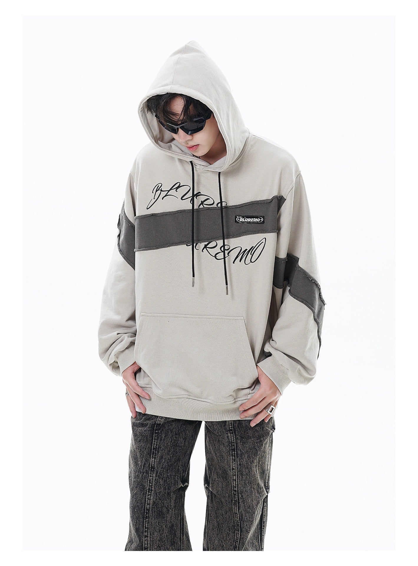 Hooded Burr Loose Long Sleeve Sweatershirt