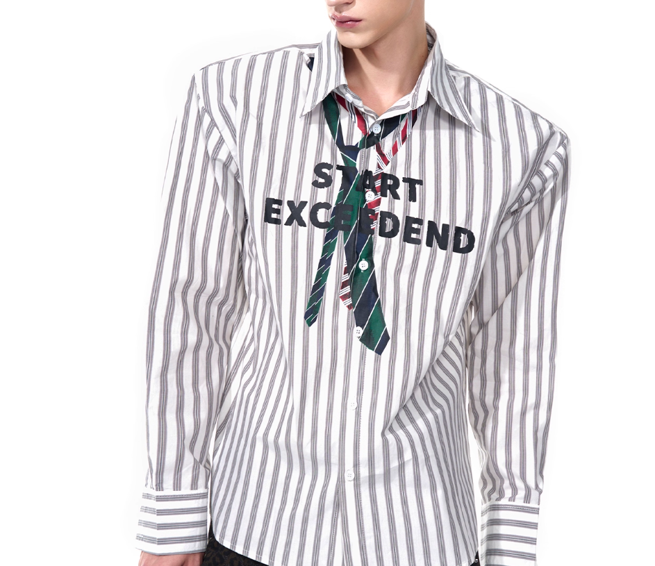 Autumn Boys Loose Padded Shoulder Shirt