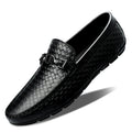 Spring And Summer White Lazy Doug Shoes Men's British Casual Leather Shoes