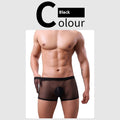 Daily Disposable See-through Nude Feel Lightweight Breathable Elastic Low Waist Boxer Briefs