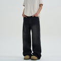 Second-hand Black Color Jeans Men's Straight Slimming Casual Pants