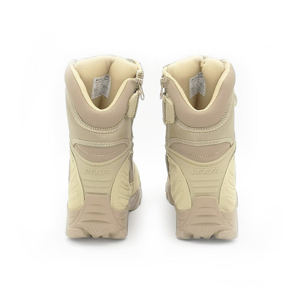 Men's Leather Suede Delta Military Boots
