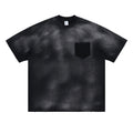 Men's American Fashion Brand Washed Cotton Short-sleeved T-shirt