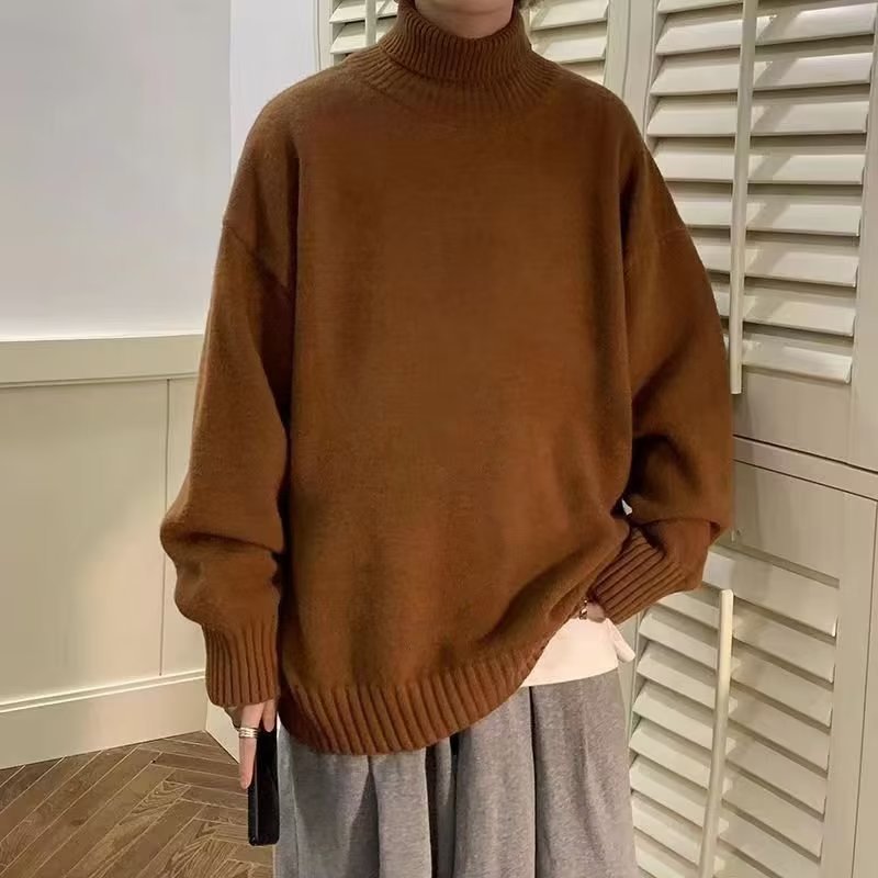 Turtleneck Men's Autumn And Winter Loose Lazy Sweater