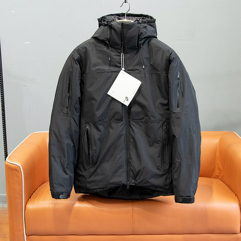 Men's Outdoor Mountaineering Camping Thermal Waterproof Down Jacket