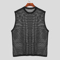 Men's Loose Casual Sleeveless See-through Vest