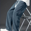 Solid Color Versatile New Corduroy Loose Men Trousers