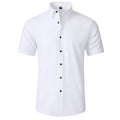 Korean Slim-fit Solid Color Shirt Men's Shirt