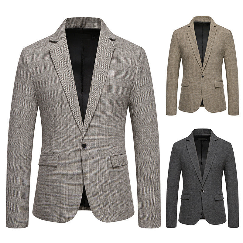 Men's Woolen Casual Small Suit Coat