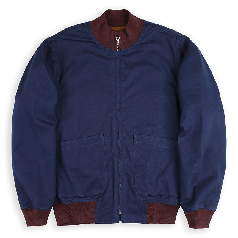 Solid Color Tank Jacket Stand Collar Coat
