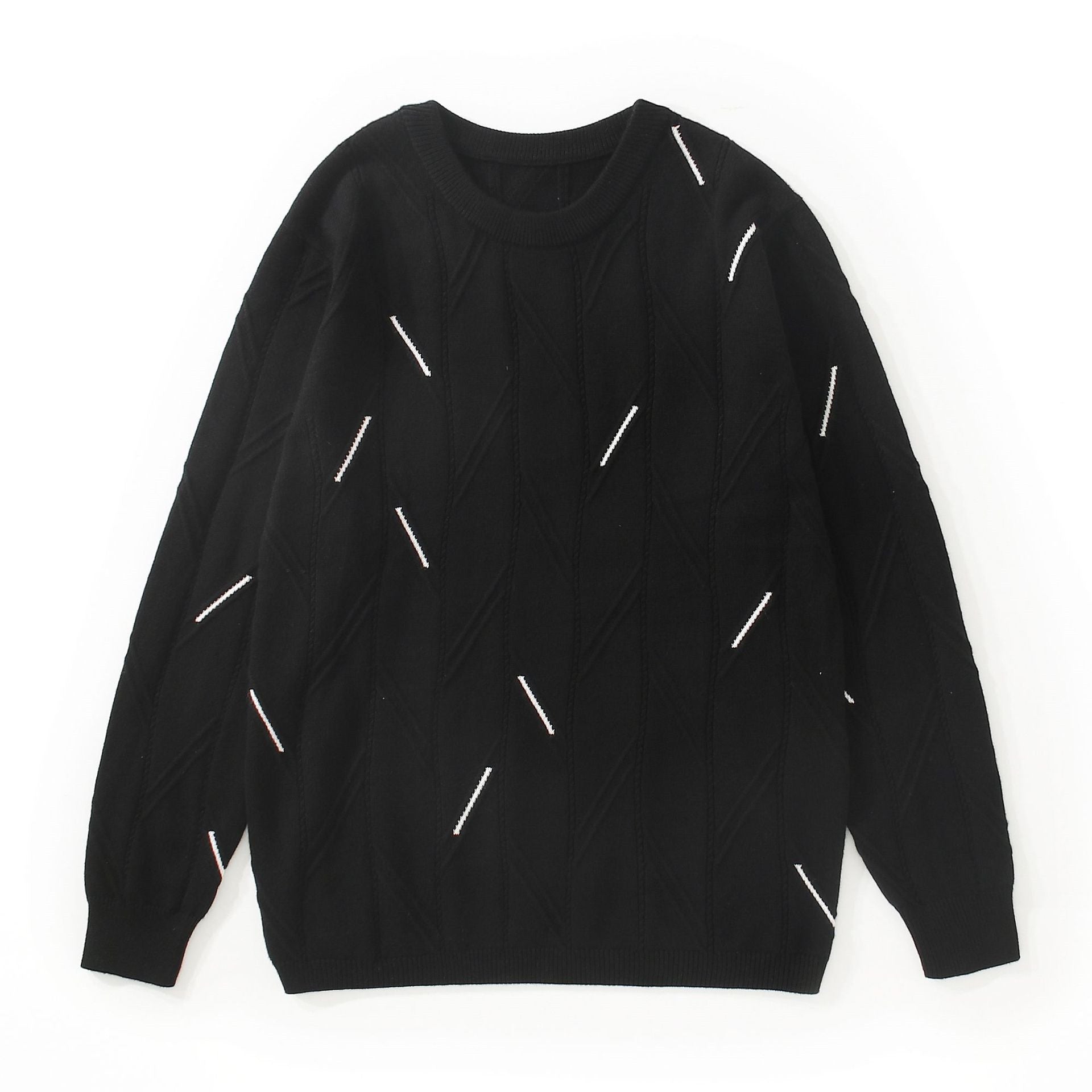 Autumn And Winter Round Neck Pullover Sweater