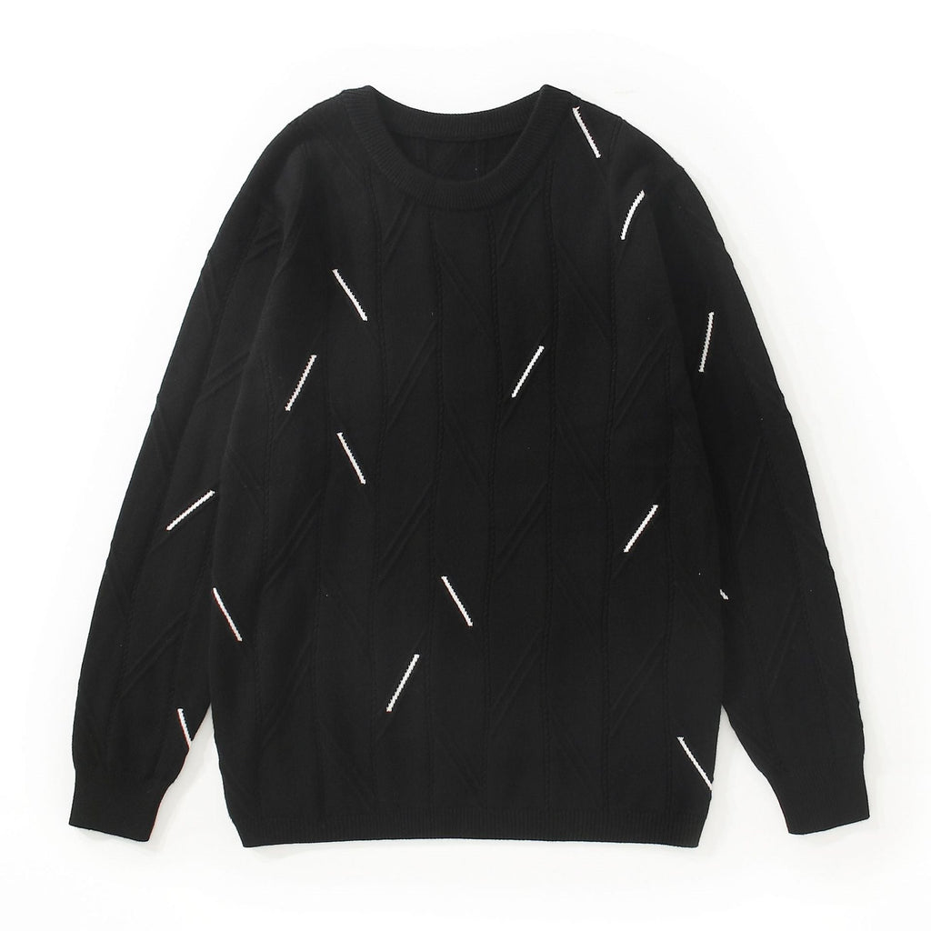 Autumn And Winter Round Neck Pullover All-match Men's Sweater