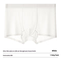 Ultra-thin Cool Ice Silk Breathable Traceless Transparent Hair Exposed Sexy Boxer