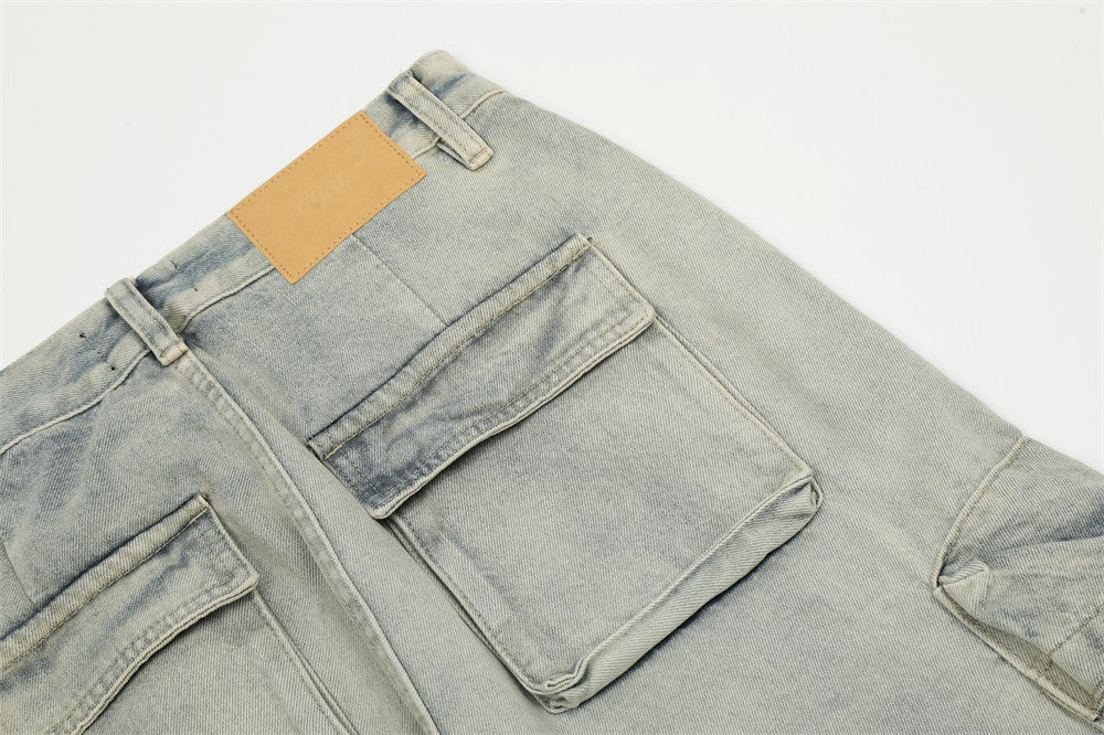Washed Do The Old Cowboy Overalls Trendy Brand Men