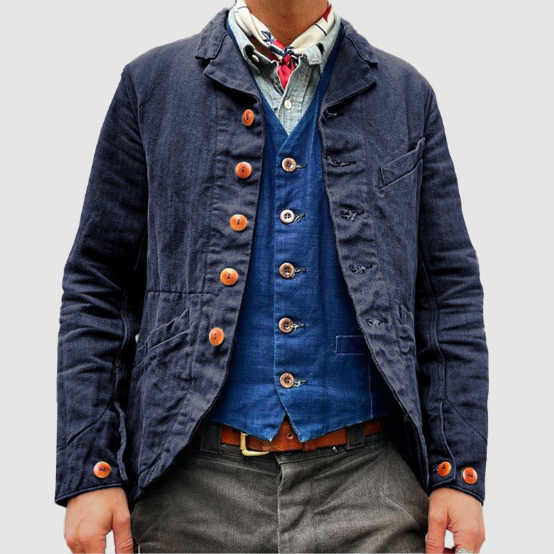 Men's Denim Heavy Industry Wash Jacket