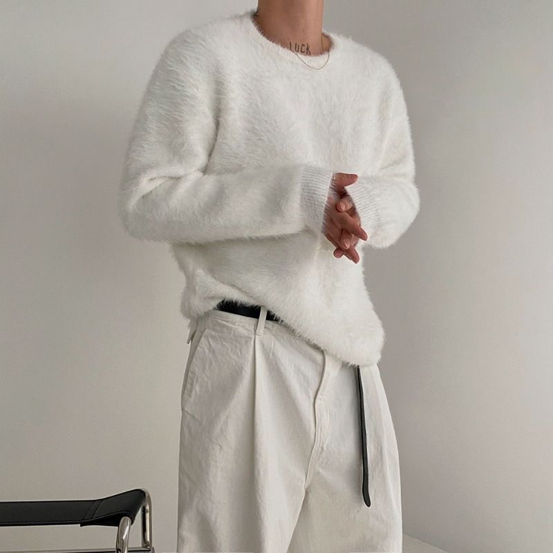 Mink Hair Comfortable Knitwear Male Autumn And Winter Loose