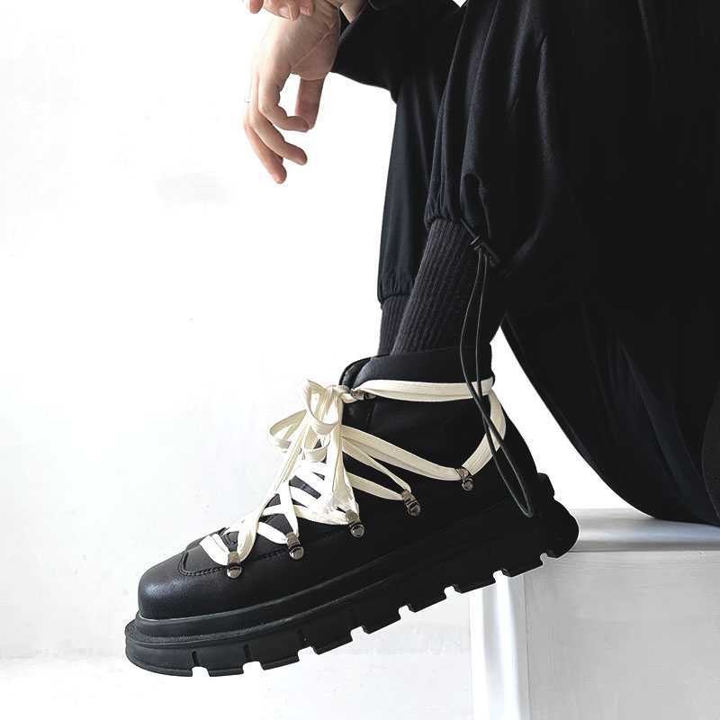 Couple High Top Sneakers Men's Retro Martin Boots