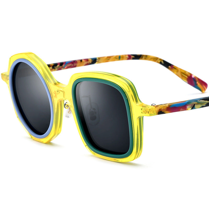 Casual Fashion Women's Board Irregular Sunglasses