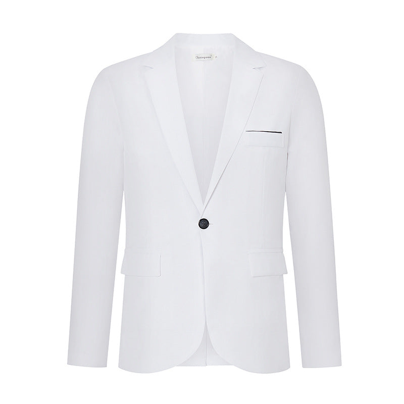 Plus Size Men's Formal Wear Small Business Suit Coat Wedding Dress Casual Slim Fit