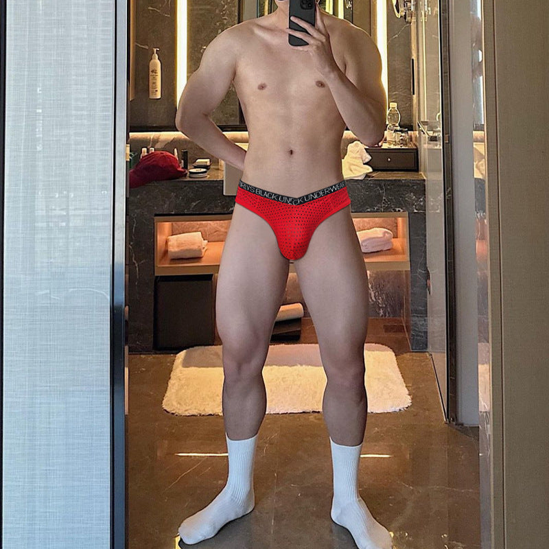 Mesh Breathable Men's Fitness Sports Fashion Underwear