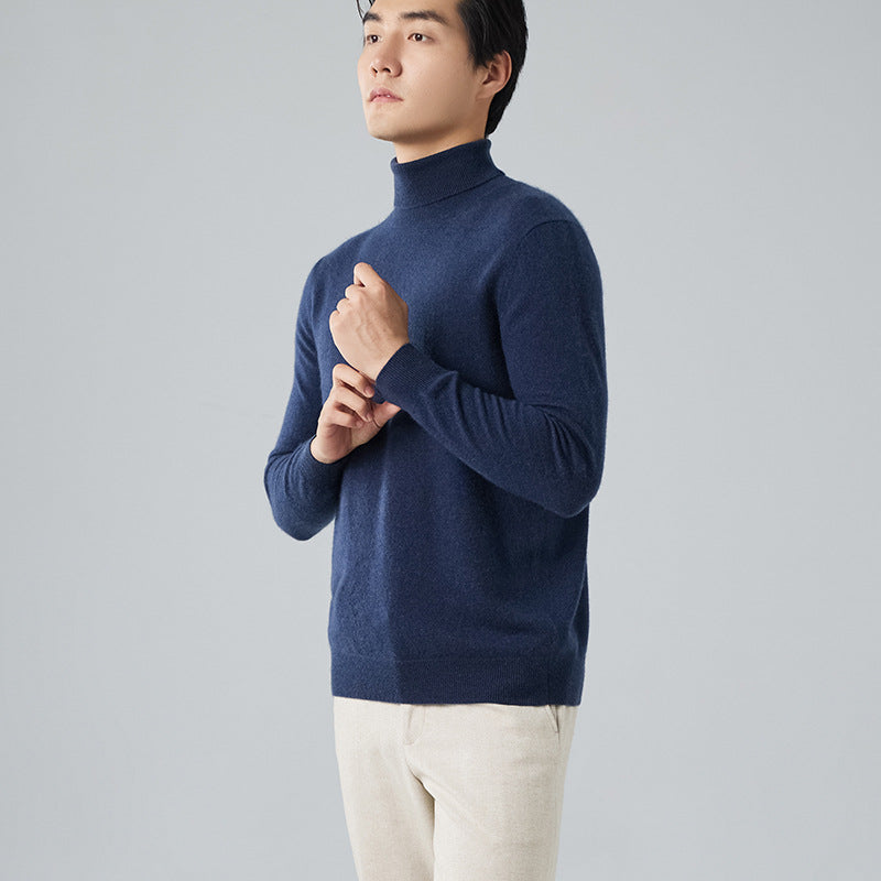 Men's Casual Knitted Base Layer Warm Loose Sweater