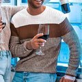Men's White Brown British Style Fashion Casual