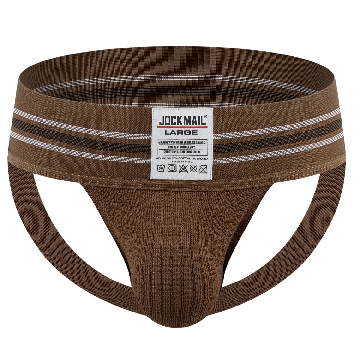 Men's T-back Wide Belt Breathable Rainbow