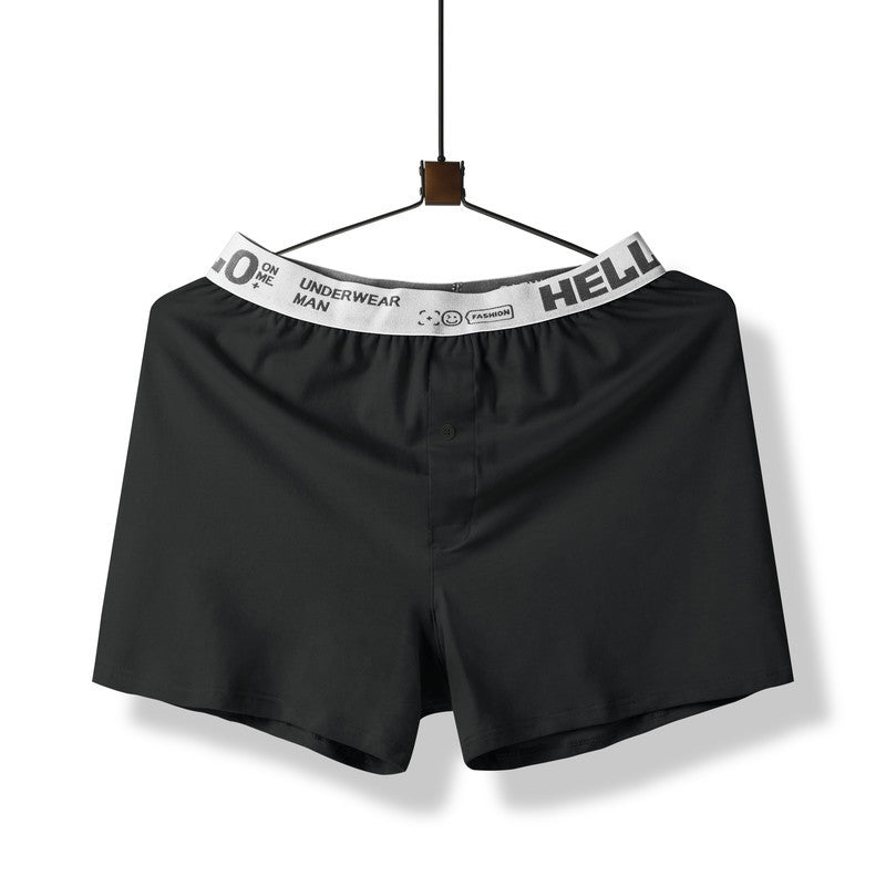 HELLO Men's Home Arrow Pants Pure Cotton Loose Boxer