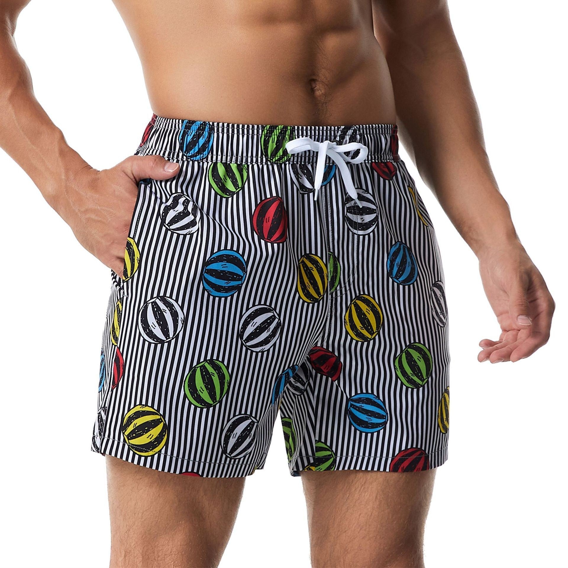 Summer Men Shorts Cool Breathable Casual Versatile
