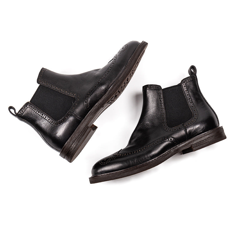 Men's Casual Leather Martin Boots