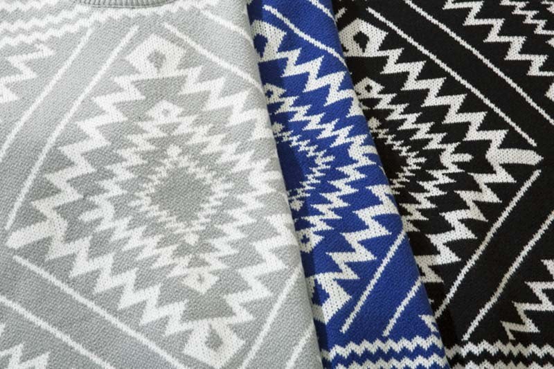 Street Tide Original Design Geometric Totem Sweater For Men