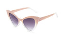 Women's Personalized Cat Eye Sunglasses Large Frame Vintage Sunglasses Sexy Catwalk Glasses