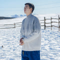 Half Turtleneck Sweater Men Winter New Hong Kong Style