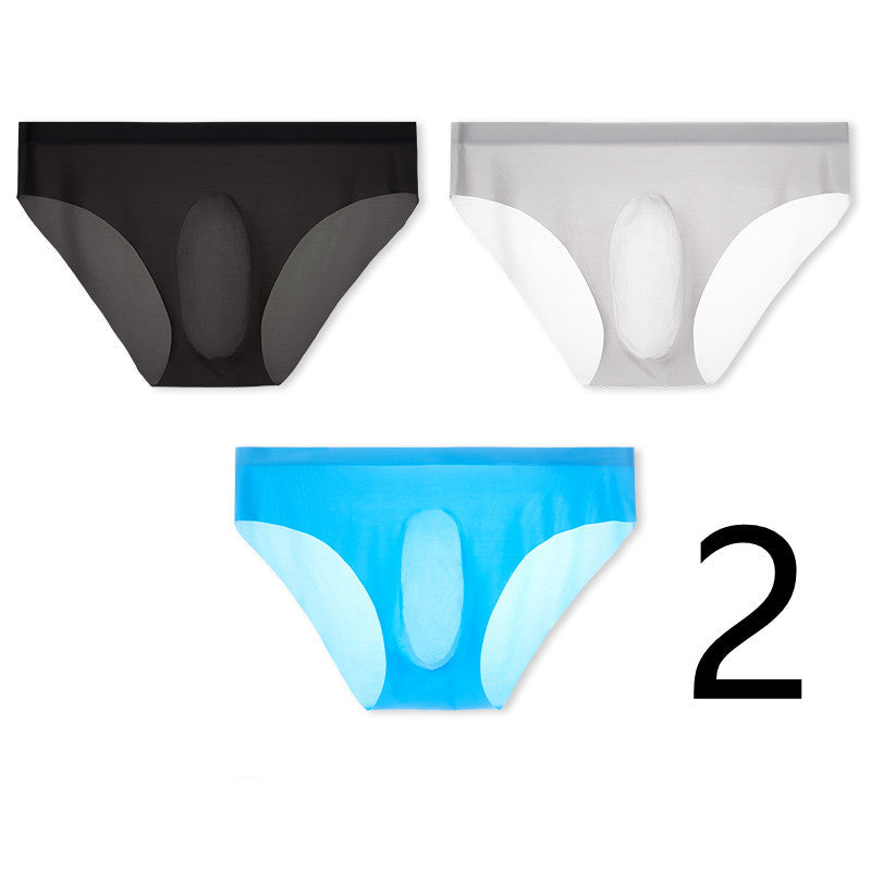 Men's Underwear Ice Silk Briefs