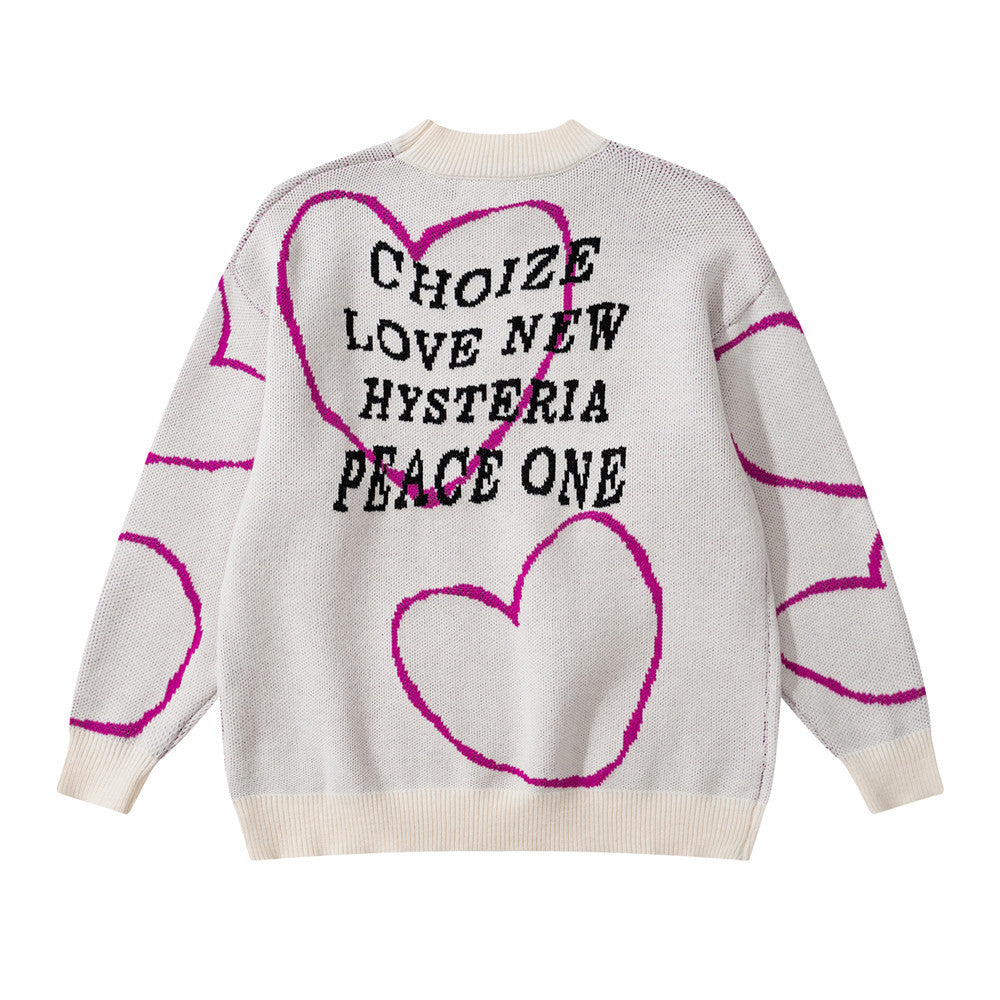 Bf Lazy Love Jacquard Sweater Men