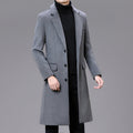 Men Casual Plus Cotton business trench Coat