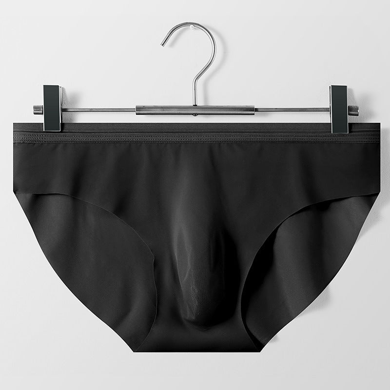 Men's Seamless 3D Molded Ice Silk Briefs