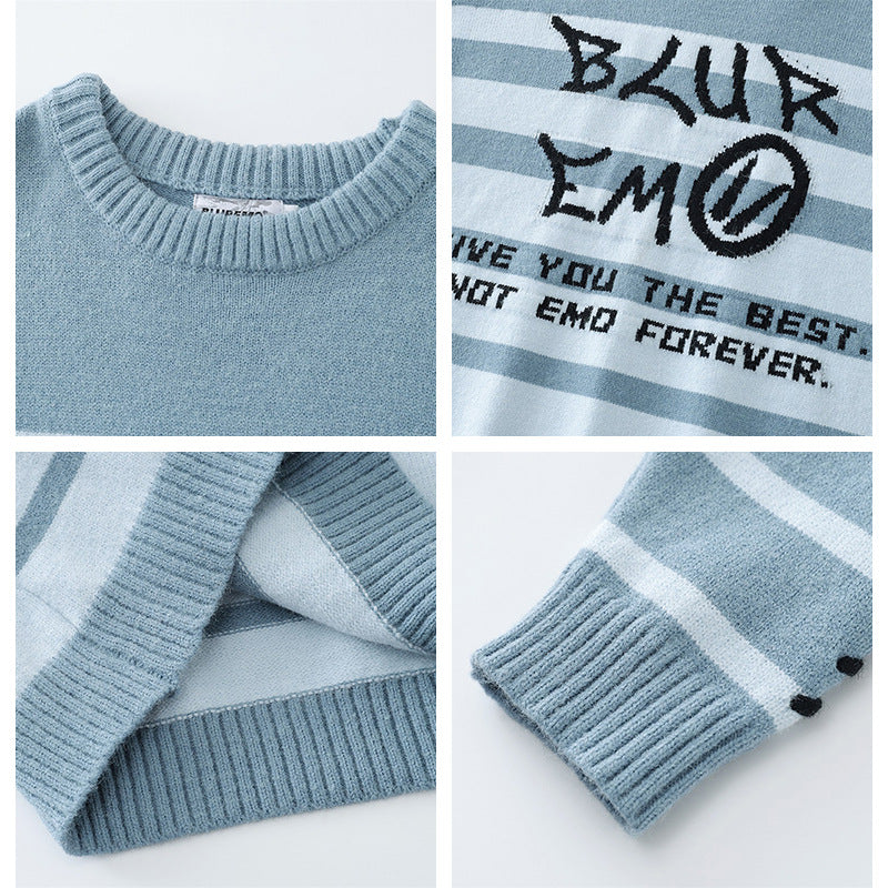 Male And Female Couple Student Versatile Casual Sweater